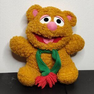 Vintage 1987 McDonald's Muppet Fozzy Christmas Bear Plush Stuffed Animal No Hat